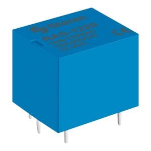 Relevador compacto de 1 polo, 2 tiros (SPDT) y bobina de 12 Vcc, 20 A