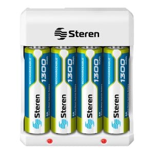 PAQUETE DE 4 PILAS RECARGABLES AAA 600MAH – Electronica HL