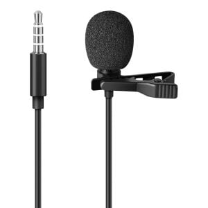 Micrófono 3,5 mm de solapa para celular