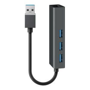 Adaptador USB 3.0 a Gigabit Ethernet (RJ45), con HUB
