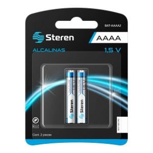 Paquete de 2 pilas alcalinas "AAAA"