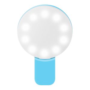 Mini lámpara LED para selfie Azul