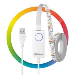 Tira LED Wi-Fi* multicolor RGB+W de 2 m