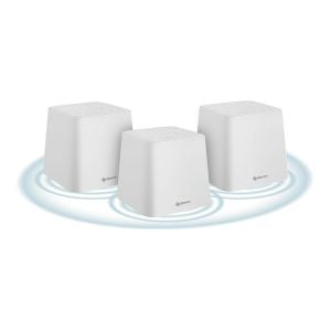 Sistema Smart Wi-Fi MESH triple, 2,4 GHz y 5 GHz (B/G/N/A/AC/V/R)