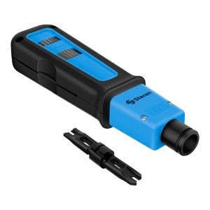 Herramienta profesional de impacto (ponchadora) para jack RJ45, con navaja reversible
