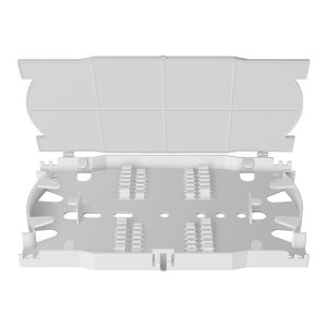 Charola de empalme de 12 mangas para fibra óptica