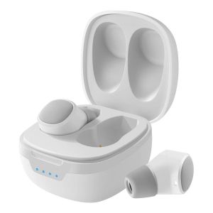 Mini audífonos Bluetooth* FreePods True Wireless color blanco