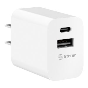 Cargador USB Quick Charge y USB C Power Delivery 20 W