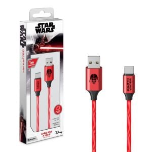 Cable USB a USB C con luz LED Star Wars™ de 1 m