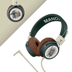Audífonos con cable tipo cordón, plegables Star Wars™ modelo Mandalorian