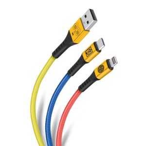 Cable 2 en 1, USB a Lightning / USB C Star Wars™ de 1 m modelo C3PO