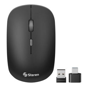 Mouse inalámbrico USB / USB C con batería recargable 800 / 1000 / 1200 / 1600 DPI