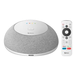 Bocina inteligente con Google Assistant y Sistema Android TV Box 4K