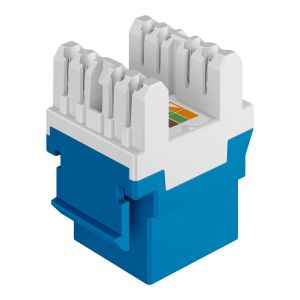 Jack RJ45 de 8 contactos a 180° CAT 6, tipo Keystone