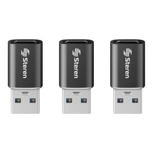 3 adaptadores jack USB C a plug USB 3.0