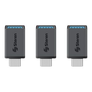3 adaptadores jack USB 3.0 a plug USB C