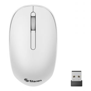 Mouse Bluetooth* / RF, multiequipo 800 DPI color blanco
