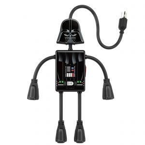 Multicontactos de 4 salidas flexibles con figura de Star Wars™ modelo Vader