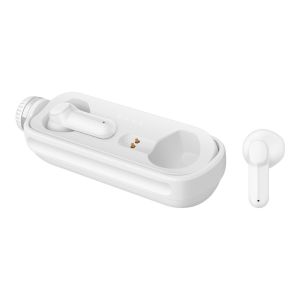 Audífonos Bluetooth* FreePods Touch True Wireless con Enviromental Noise Cancelling color blanco