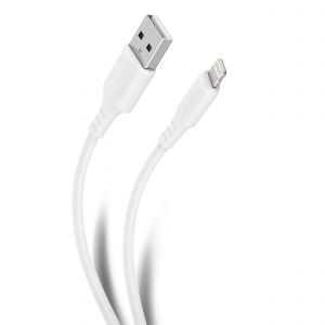 Cable USB a Lightning de 1 m color blanco