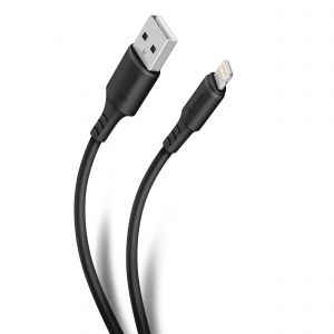 Cable USB a Lightning de 1 m color negro