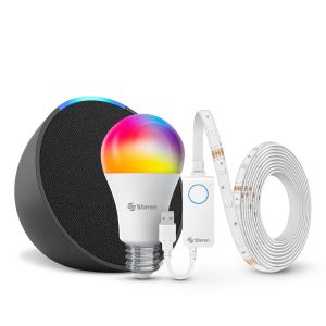 Alexa ECHO POP más foco Wi-Fi y serie LED Wi-Fi (ECHO POP NE / SHOME-120 / SHOME-1282)