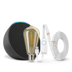 Alexa ECHO POP más foco Wi-Fi y serie LED Wi-Fi (ECHO POP NE / SHOME-124 / SHOME-1282)