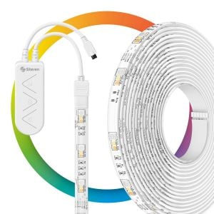 Tira LED Wi-Fi multicolor RGB+W de 5 m para exterior con control remoto