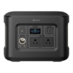Estación de energía portátil de 512 Wh con inversor de corriente de 600 W (110 Vca)