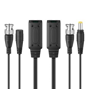 Extensor de video BNC UHD 4K por Ethernet (Balun/Transceptor)