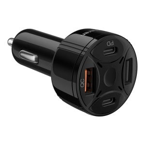 Cargador USB C PD 30 W y USB QC 18 W, para auto