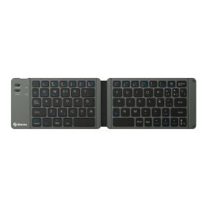 Teclado Bluetooth* compacto plegable con batería recargable