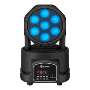 Mini cabeza móvil LED RGBW DMX