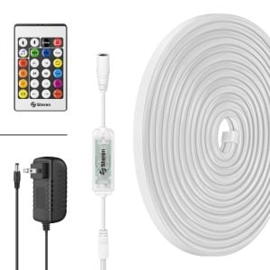 Tira LED Neón multicolor RGB de 5 m para exterior con control remoto