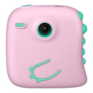 Cámara digital instantánea, con batería recargable y cubierta de silicón morada