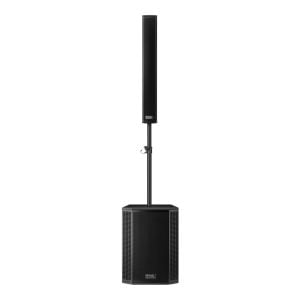 Torre de audio profesional STAGL con subwoofer de 15”