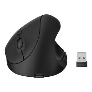 Mouse Bluetooth* / RF vertical, multidispositivo con batería recargable 800 / 1200 / 1600 DPI