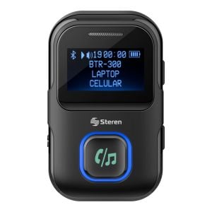 Receptor de audio Bluetooth* y manos libres con batería recargable para 2 dispositivos