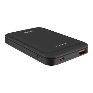 Power Bank de 5,000 mAh PD 20 W / QC 18 W con 1 salida USB C y 1 salida USB