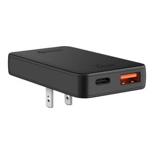 Cargador GaN USB C PD 65 W / USB QC 27 W, con adaptador de clavija europea