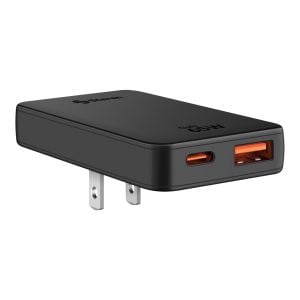 Cargador GaN USB C PD 65 W / USB QC 27 W, con adaptador de clavija europea