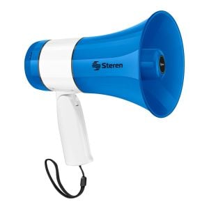 Mini megáfono de 20 W con grabador de voz, batería recargable, Bluetooth* y reproductor MP3