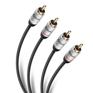 Cable RCA 2 plug a 2 plug, de 2 m