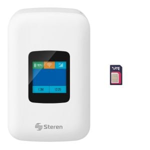 Módem / Router Wi-Fi 6* / MiFi* portátil 4G y con SIM incluida (5 GB / 30 días)