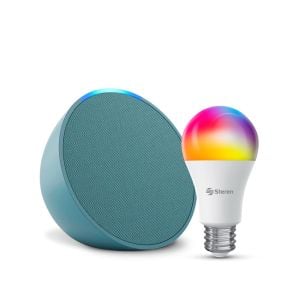 Alexa* ECHO POP verde más foco Wi-Fi* (ECHO POP VE / SHOME-120)