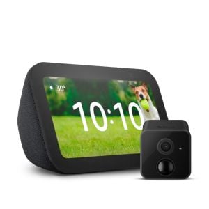 Alexa* ECHO SHOW 5 negra más Mini Cámara de seguridad Wi-Fi* (ECHO SHOW 5 / CCTV-241)