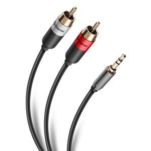 Cable plug 3,5 mm a 2 plug RCA de 3,5 m