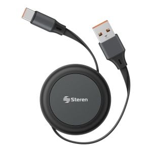Cable USB a USB C, retráctil, de 95 cm 65 W