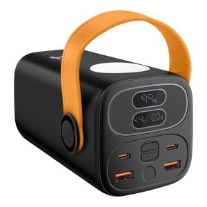 Power Bank de 35,000 mAh PD 65 W / QC 22,5 W con 2 salidas USB C, 2 salidas USB y linterna LED