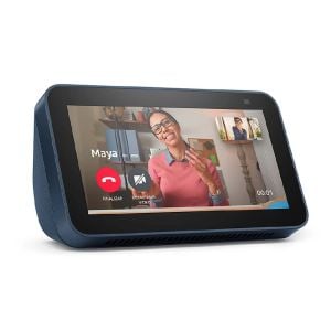 Pantalla inteligente con Alexa* y cámara de 2 MPx (2da Gen), azul